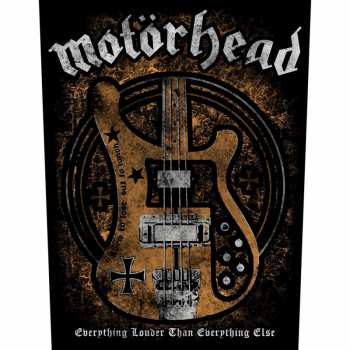Merch Motörhead: Back patch Lemmy's Bass