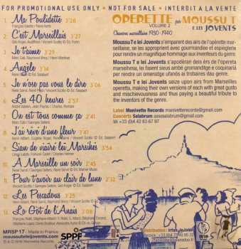 CD Moussu T E Lei Jovents: Operette Volume 2