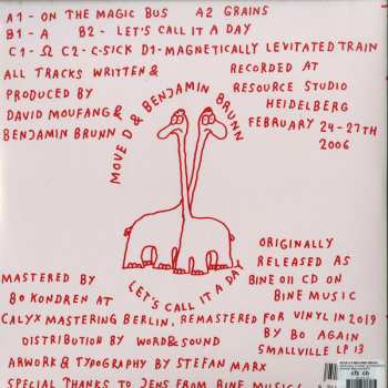 2LP Move D & Benjamin Brunn: Let's Call It A Day