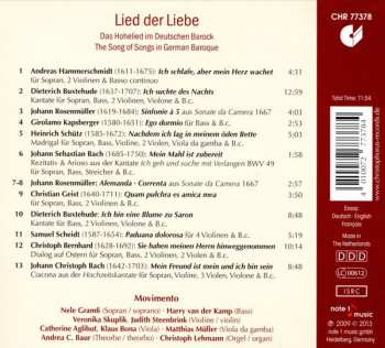 CD Movimento: Lied Der Liebe - Das Hohelied im Deutschen Barock / The Song Of Songs in German Baroque