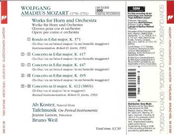 CD Wolfgang Amadeus Mozart: Rondo & Horn Concertos