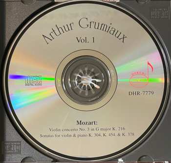 CD Arthur Grumiaux: Vol. 1: Violin Concerto No.3 / Violin Sonatas . Live Broadcasts 1955-1957