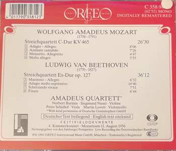 CD Ludwig van Beethoven: Streichquartett KV 465 / Streichquartett Op. 127