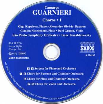 CD Orquestra Sinfônica Do Estado De São Paulo: Choros • 1