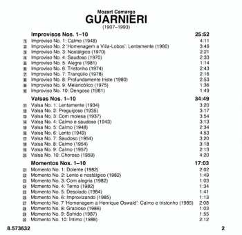 CD Mozart Camargo Guarnieri: Piano Music • 2
