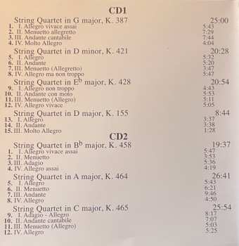 5CD Wolfgang Amadeus Mozart: The String Quartets