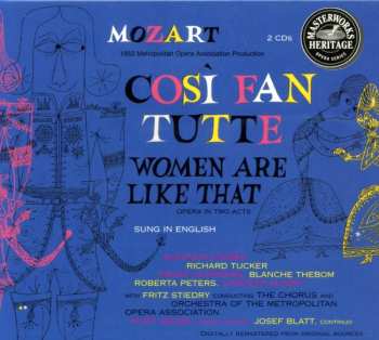 2CD Wolfgang Amadeus Mozart: Così Fan Tutte = Women Are Like That