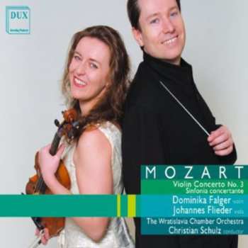 CD Mozart / Falger / Wratislavia Chamber Orchestra: Violin Concerto No 3 / Sinfonia Concertante