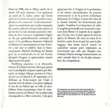 CD Wolfgang Amadeus Mozart: Divertimento, K.563