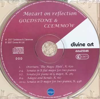 CD Wolfgang Amadeus Mozart: On Reflection