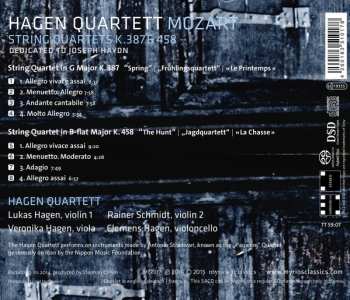 SACD Wolfgang Amadeus Mozart: String Quartets K.387 & 458 - Dedicated To Joseph Haydn