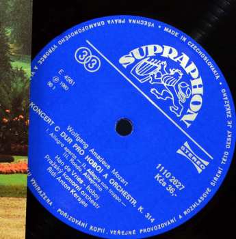 LP Prague Chamber Orchestra: W.A. Mozart Koncerty Pro Hoboj A Orchestr K.314, K.294 b