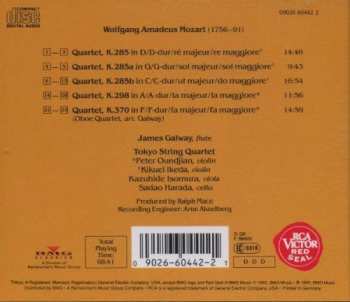 CD Wolfgang Amadeus Mozart: Flute Quartets