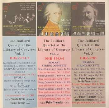 CD Wolfgang Amadeus Mozart: 2 Piano Quartets / Flute Quartet . Live At The Libray Of Congress Vol.4