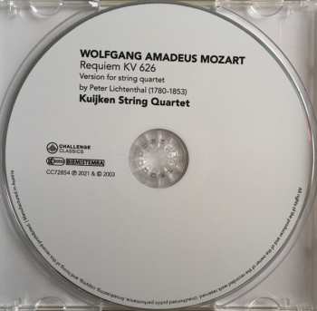 CD Wolfgang Amadeus Mozart: Requiem KV 626