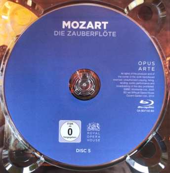 5Blu-ray Wolfgang Amadeus Mozart: Le Nozze Di Figaro / Don Giovanni / Die Zauberflöte