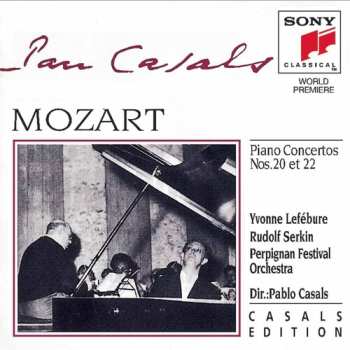 Album Mozart / Lefebure / Serkin / Casals: Piano Concerti 20 & 22