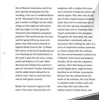 CD Wolfgang Amadeus Mozart: Sinfonia Concertante In E-flat Major / Concerto For Violin, Piano And Orchestra In D Major