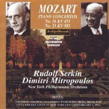 CD Mozart / Mitropolous: Klavierkonzerte 16 & 25