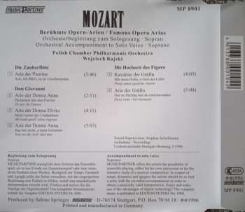 CD Wolfgang Amadeus Mozart: Opern-Arien (Sopran)