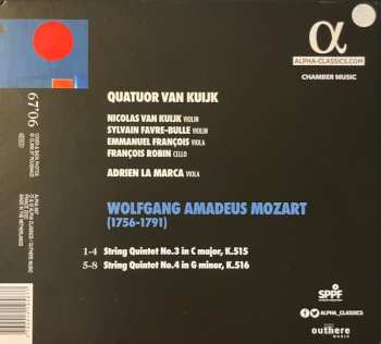 CD Wolfgang Amadeus Mozart: String Quintets K. 515 & 516