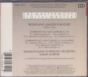 CD Wolfgang Amadeus Mozart: Symphony No. 40 / Symphony No. 41 "Jupiter"