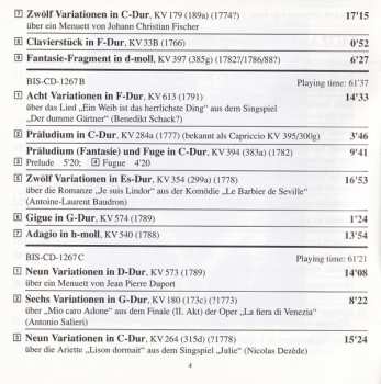 4CD Wolfgang Amadeus Mozart: Complete Piano Variations