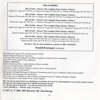 4CD Wolfgang Amadeus Mozart: Complete Piano Variations