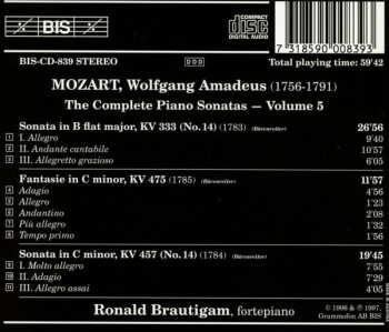 CD Wolfgang Amadeus Mozart: The Complete Piano Sonatas 5
