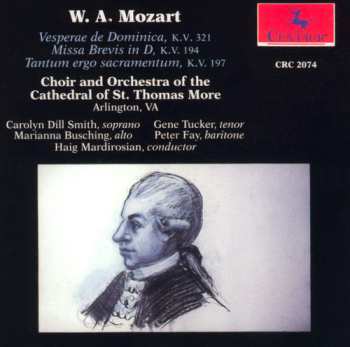 Album Mozart / St. Thomas More Cathedral / Madrirosian: Vespers