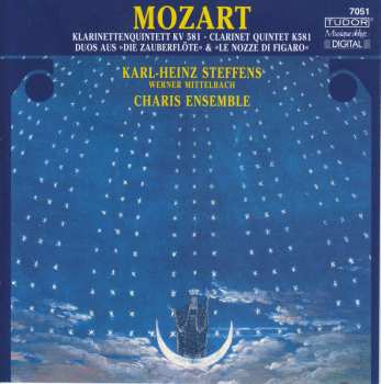 Album Mozart / Steffens / Mittelbach / Charis Ensemble: Quintet Kv 581 Duos From Diezauberflote Kv 620