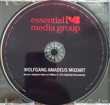 CD Wolfgang Amadeus Mozart: Requiem Mass In D Minor, K. 626