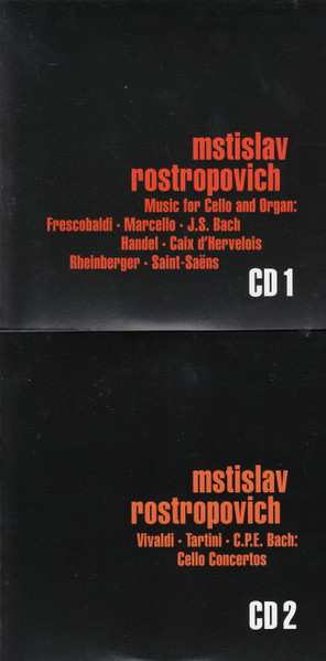 9CD/Box Set Mstislav Rostropovich: Plays Cello Works