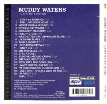 CD Muddy Waters: I Can't Be Satisfied