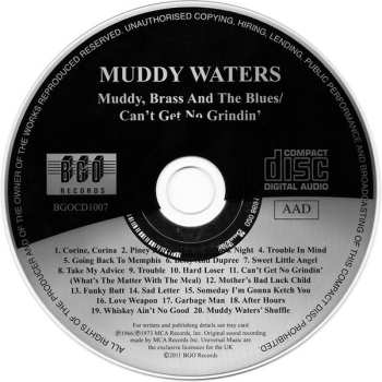 CD Muddy Waters: Muddy, Brass & The Blues / Can't Get No Grindin'