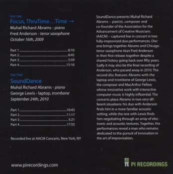 2CD Muhal Richard Abrams: SoundDance