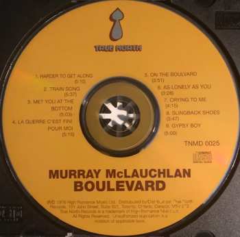 CD Murray McLauchlan: Boulevard