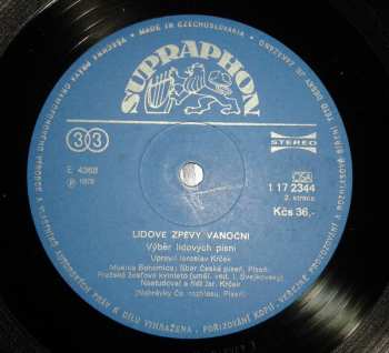 LP Musica Bohemica: Lidové Zpěvy Vánoční