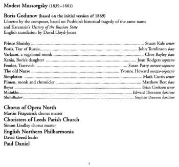 CD Modest Mussorgsky: Highlights Boris Godunov