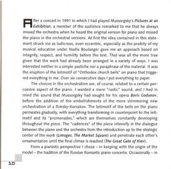 CD Modest Mussorgsky: Pictures At An Exhibition (The Piano Concerto)