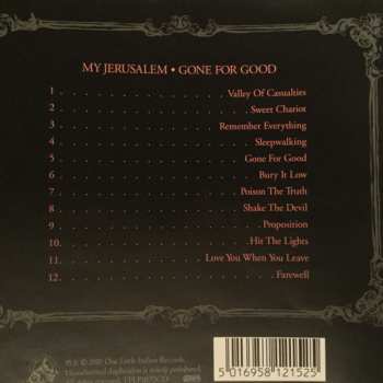 CD My Jerusalem: Gone For Good