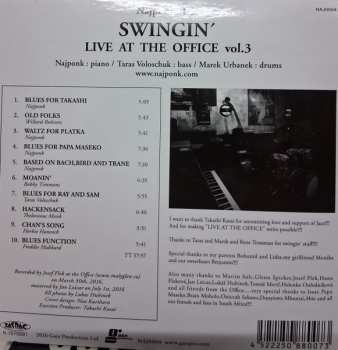 CD Najponk Trio: Swingin' Live At The Office Vol. 3