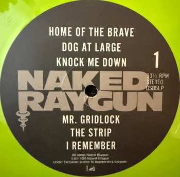 LP Naked Raygun: All Rise CLR | LTD