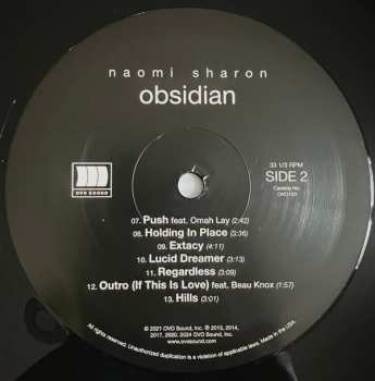 LP Naomi Sharon: Obsidian