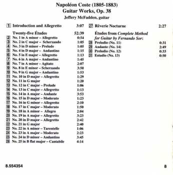 CD Jeffrey McFadden: Guitar Works Vol. 4 (25 Études, Op. 38)