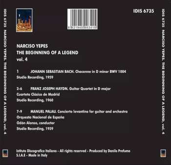 CD Narciso Yepes: The Beginning of a Legend Vol. 4