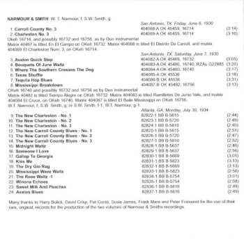CD Narmour & Smith: Volume 2: Complete Recorded Works (1930-1934)