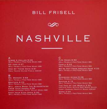 2LP Bill Frisell: Nashville LTD