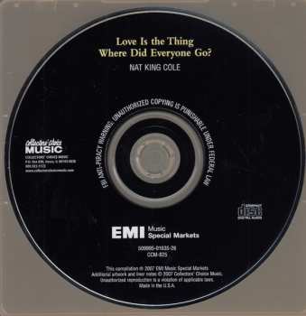 CD Nat King Cole: Love Is The Thing / Where Did Everyone Go?
