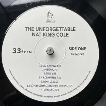 LP Nat King Cole: The Unforgettable